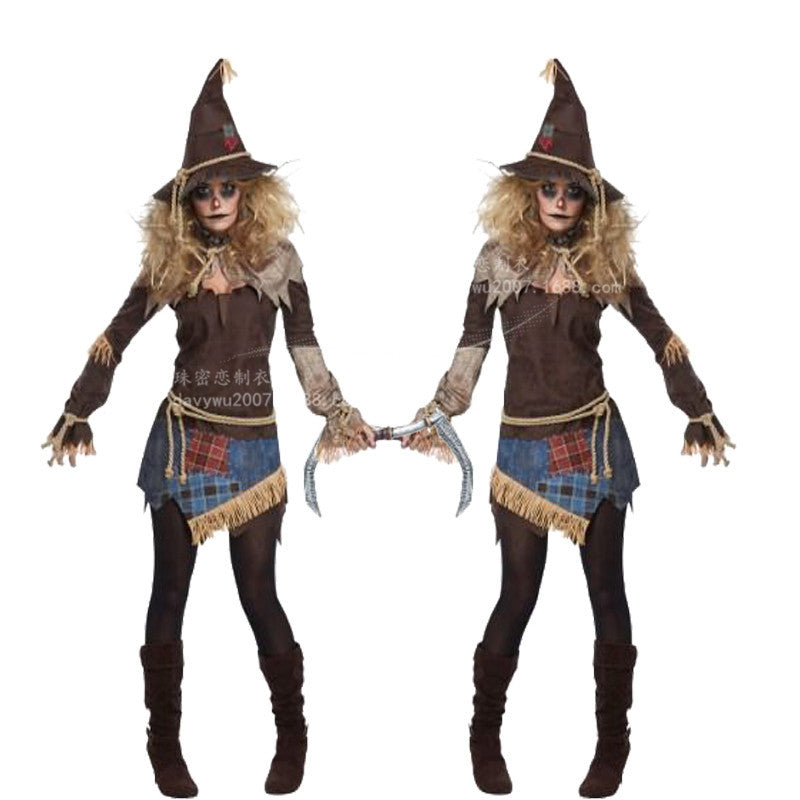 Halloween Horror Festival Costume Zombie Ghost Devil Vampire Costume Scarecrow