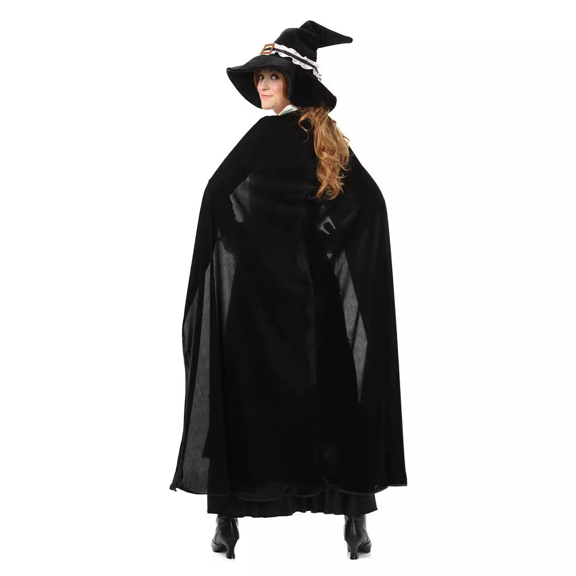 Halloween Costume Cosplay Witch Dress Set Adult Performance Outfit