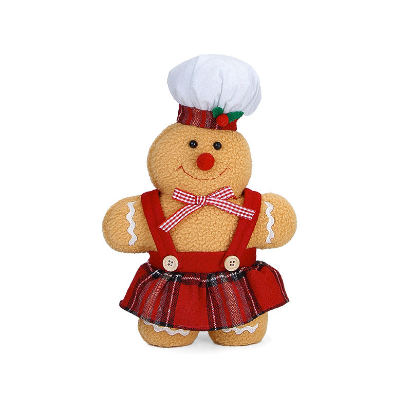 Christmas decoration gingerbread figurine American cartoon Christmas decoration party decoration doll
