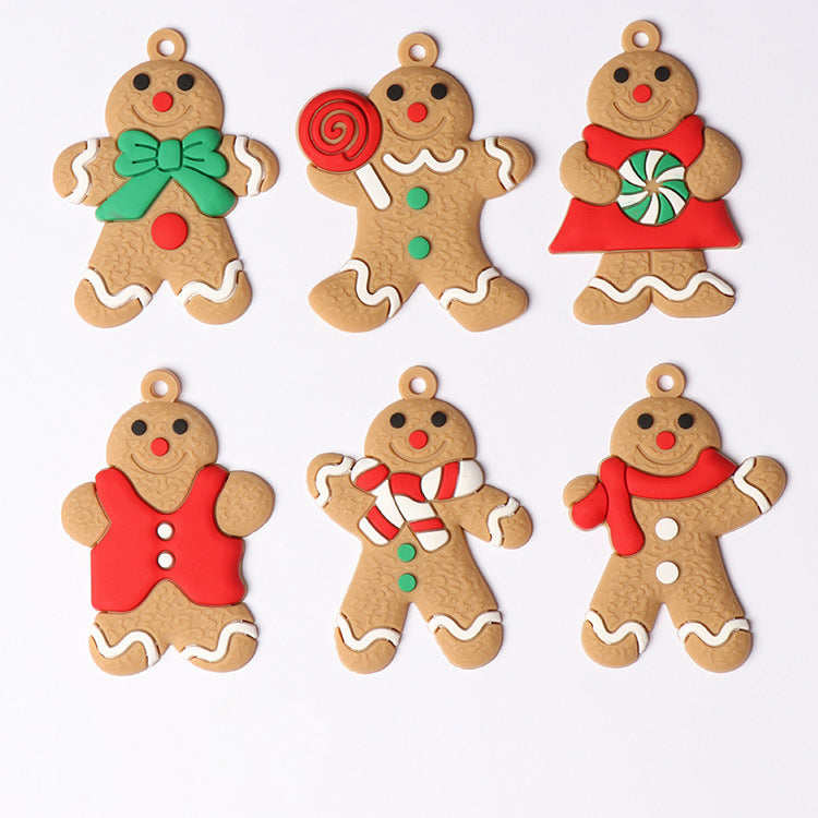 New Gingerbread Man Christmas Tree Decoration Christmas Scene Decoration Pendant