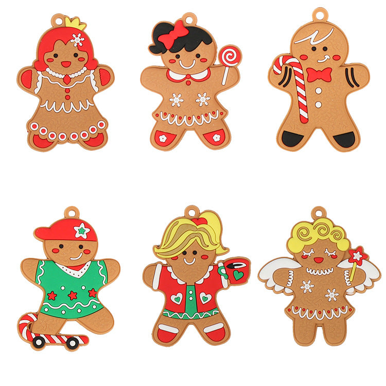 New Gingerbread Man Christmas Tree Decoration Christmas Scene Decoration Pendant