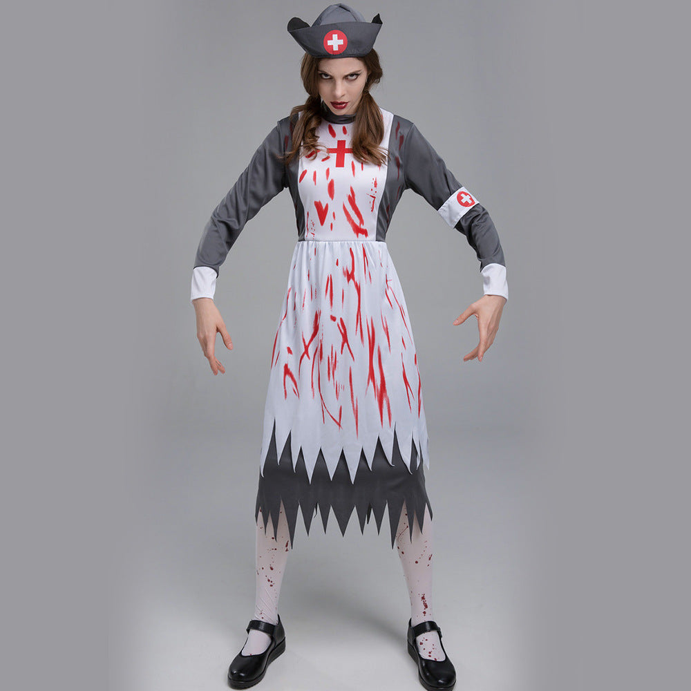 Halloween costume horror zombie vampire nurse game server
