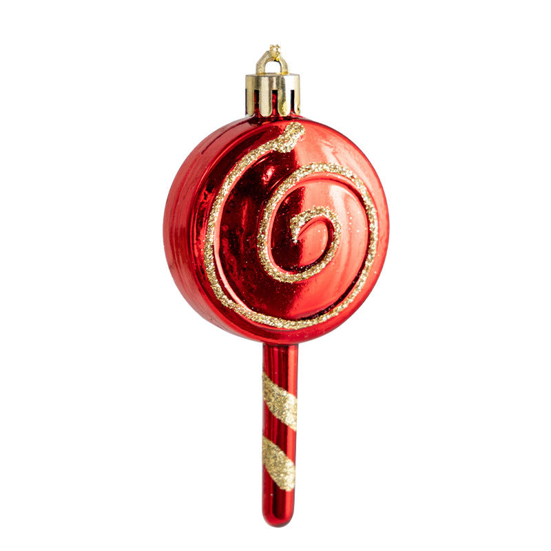 Christmas Decoration Reindeer Hanging Ornament Candy Cane Ice Stick Creative Christmas Hanging Decor for Wardrobe Scene Decoration Gift