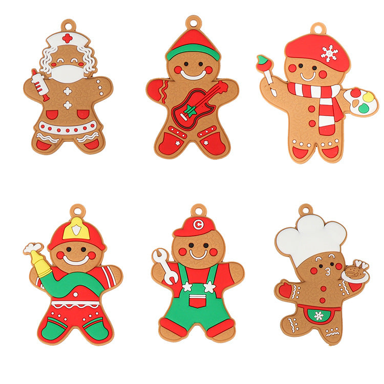 New Gingerbread Man Christmas Tree Decoration Christmas Scene Decoration Pendant