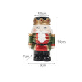 Christmas Nutcracker Candlestick Home Living Room Desktop Festive Atmosphere Candle Decoration Ornament