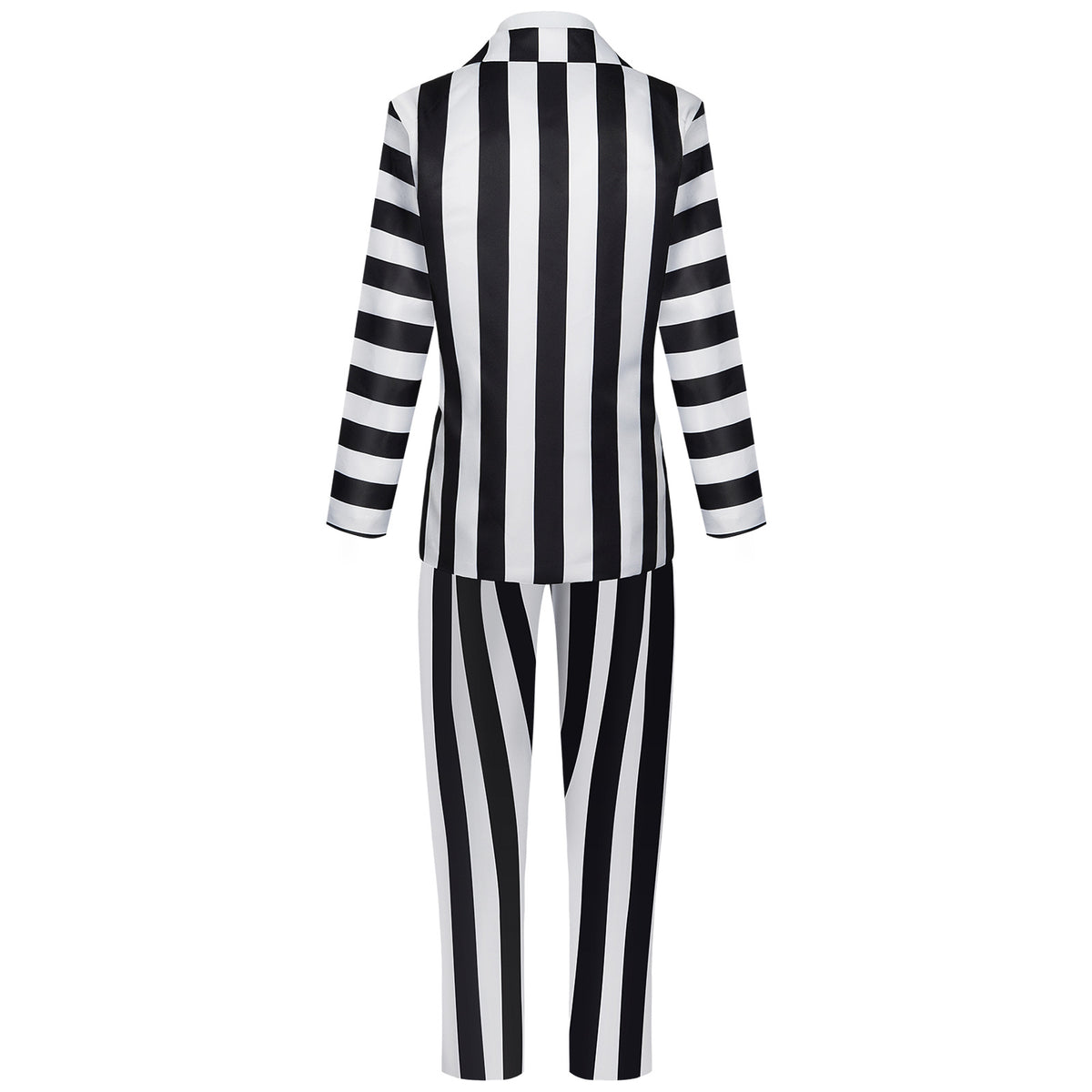 Halloween Beetlejuice Michael Keaton Costume Cosplay Suit Performance Outfit