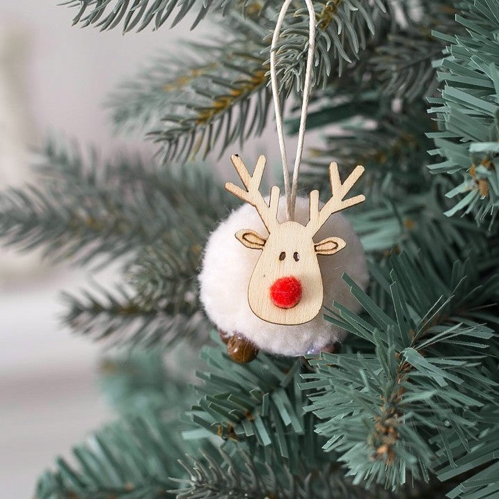 Christmas tree bell pendant, hanging bell decoration, doorbell decoration, Christmas car hanging, wind chime gift
