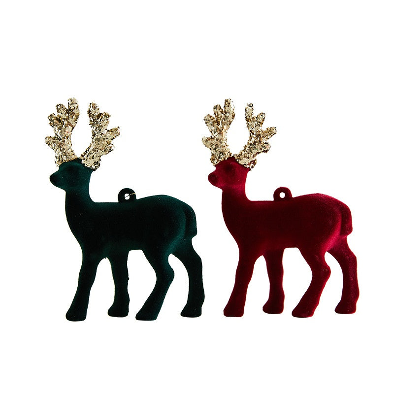 Christmas Red Irregular Ball New Christmas Tree Decoration Hanging Ball Reindeer Wreath Ornament Atmosphere Decoration Hanging Ornament