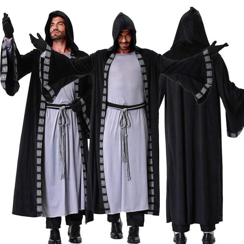 Halloween Middle East Arab Egyptian Priest Male Witch Vampire Male Adult Vampire COS Pirate Cosplay
