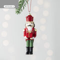 Christmas Walnut Box Resin Pendant Christmas Tree Accessories Decoration Soldier Shaped Pendant