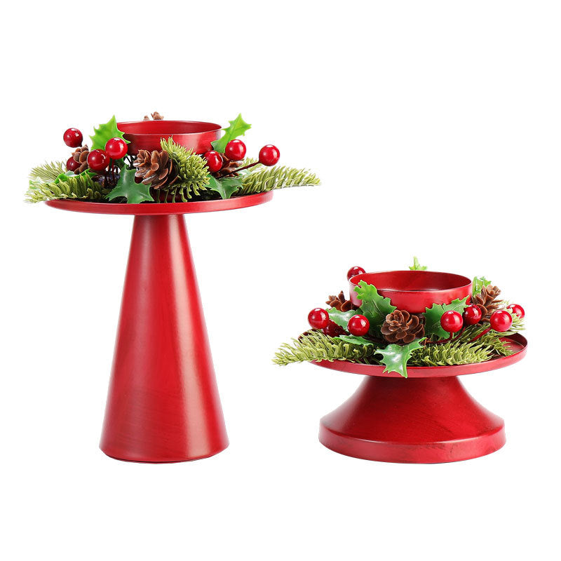 Christmas ornament creative retro decoration Christmas candle holder
