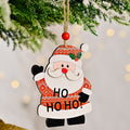 Christmas tree decoration, Christmas prints, wooden pendants, Christmas tree hanging decorations, home furnishings, shopping mall atmosphere decoration