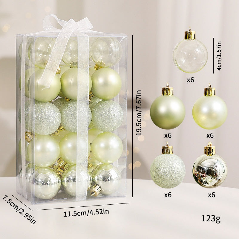 Christmas Ball Electroplated Irregular Painted Christmas Decoration Ornament Hanging Decor