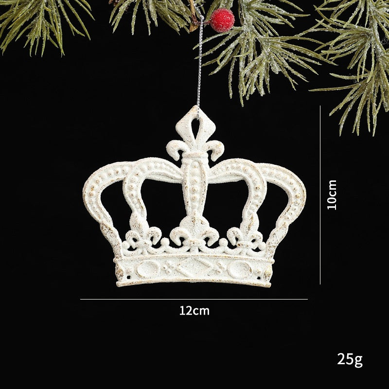 White Irregular Christmas Tree Ornament Decoration, Multiple Styles