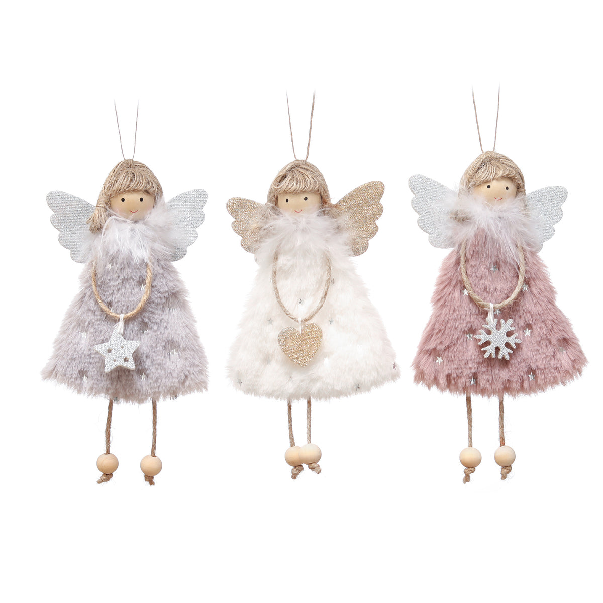 New Stock Creative Handmade Christmas Tree Accessories, Christmas Tree Angel Decoration Ornaments, Hanging Decorations, Christmas Supplies