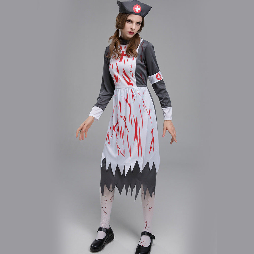 Halloween costume horror zombie vampire nurse game server