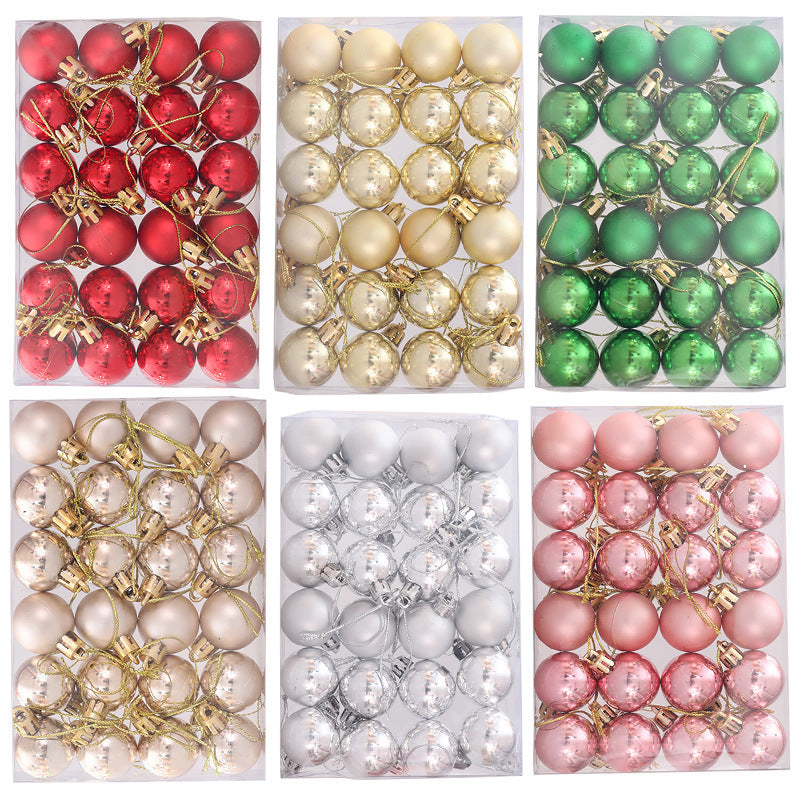 Christmas Ball Plastic Electroplating Christmas Ball Christmas Tree Creative Decoration Gift