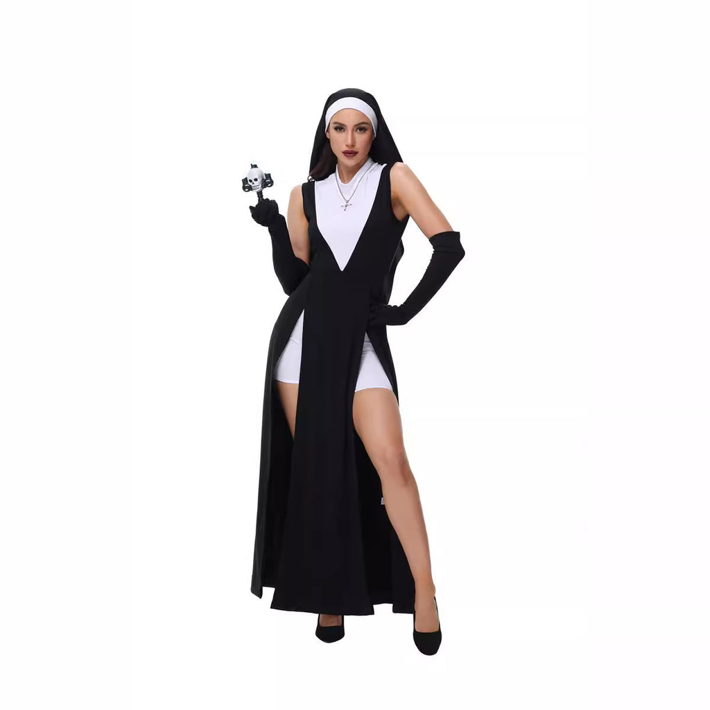 Halloween Sister COS Dress Cute Hoodie Uniform Set
