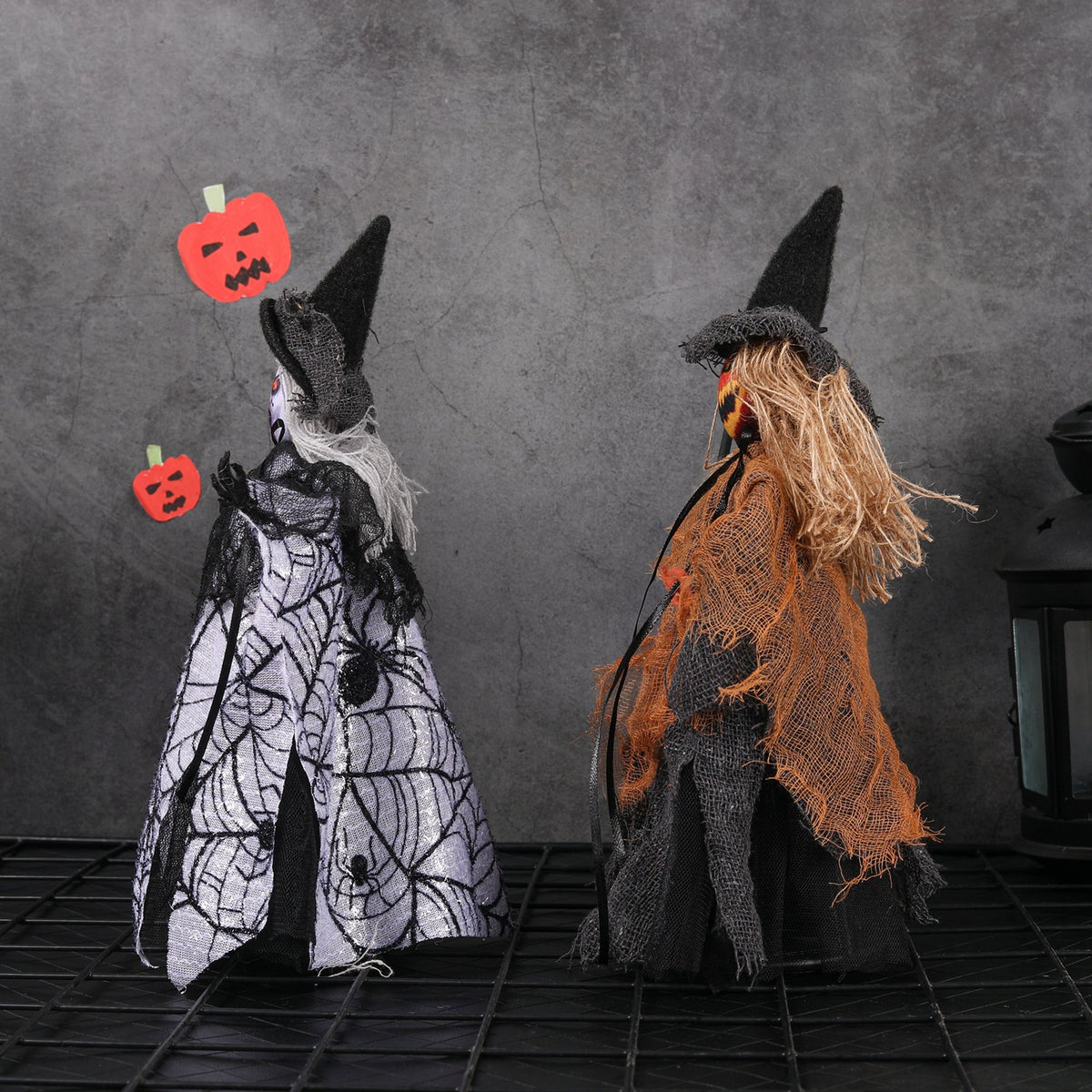 Halloween Decoration Ghost Pumpkin Tree Top Star Desktop Decor Figurine