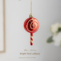 Christmas Decoration Reindeer Hanging Ornament Candy Cane Ice Stick Creative Christmas Hanging Decor for Wardrobe Scene Decoration Gift