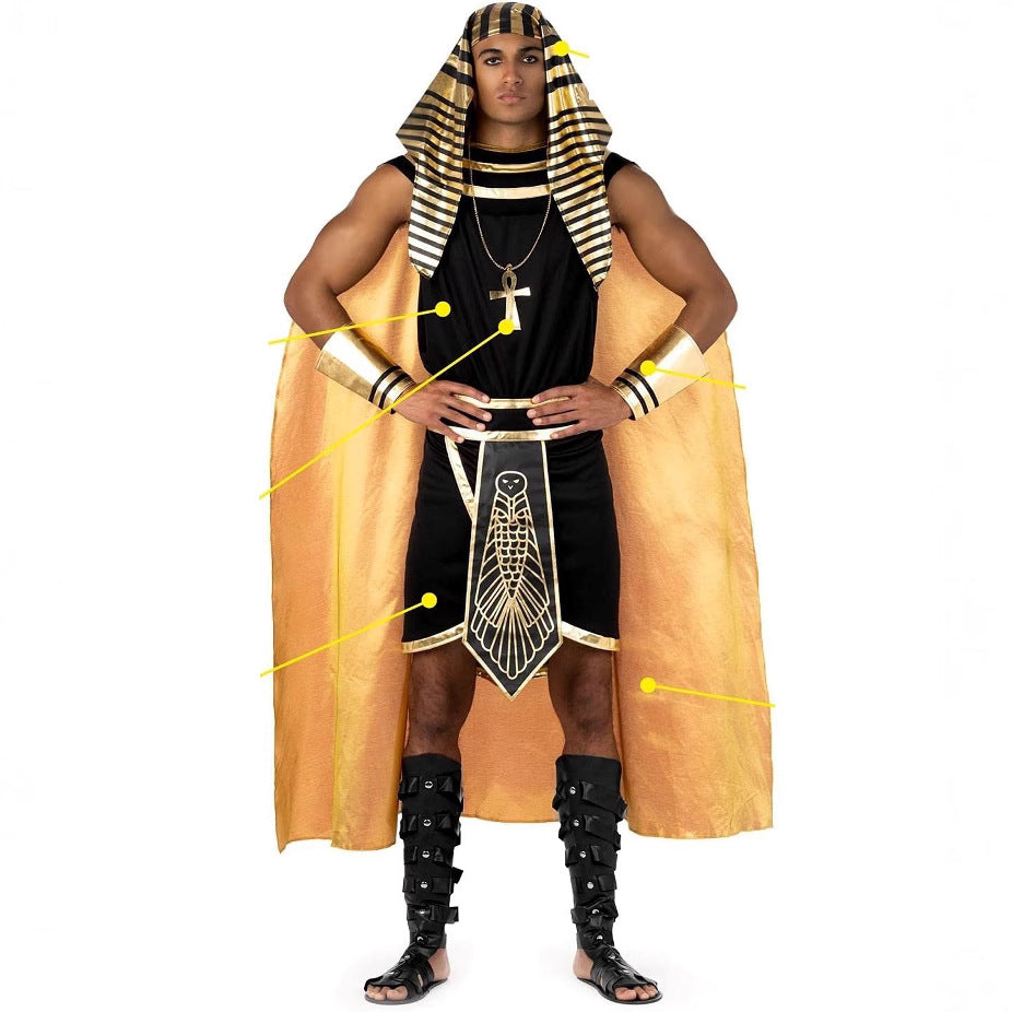 Costume for Halloween Stage Performance Festival Party Ancient Egypt Themed Outfit