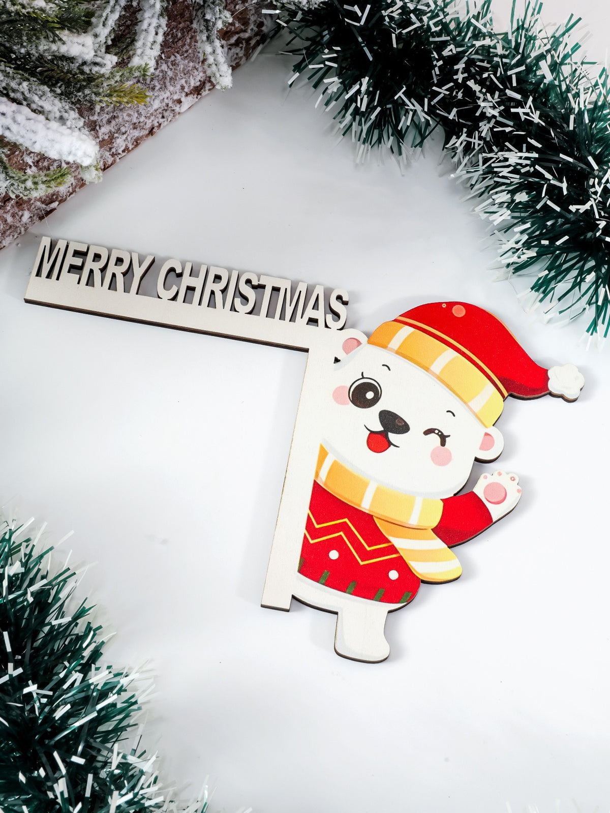 Christmas door frame decoration Christmas door corner door frame decoration