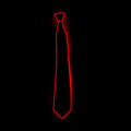 LED Arrow Light-Up Tie, EL Cold Light Tie Formal Wedding Groom Fashion Accessory