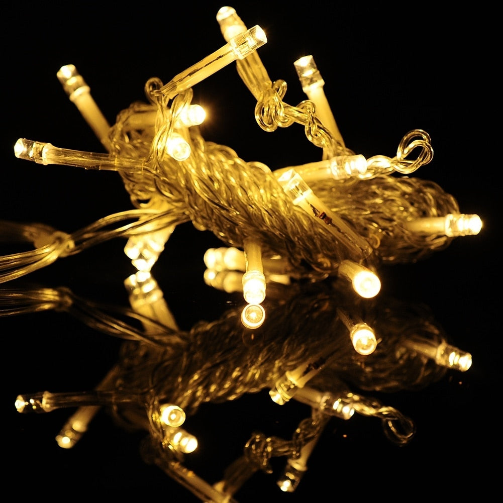 Romantic 10m 100 LED String Lights New Year Decoration Christmas Decoration Christmas Tree Decorations Adornos De Navidad