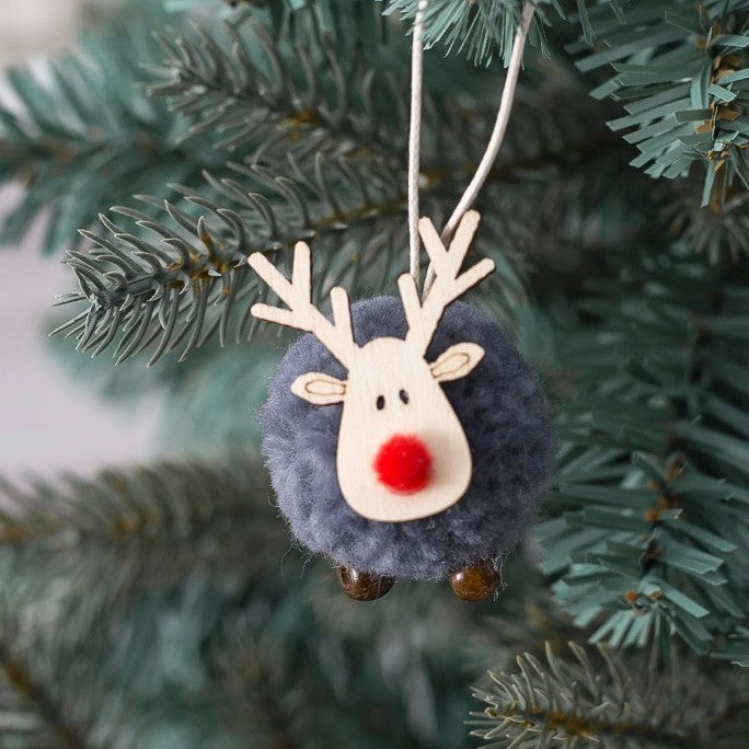 Christmas tree bell pendant, hanging bell decoration, doorbell decoration, Christmas car hanging, wind chime gift