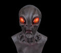 Halloween Alien Mask Scary Horrible Big Eyes Horror Alien Mask Full Head Latex Mask Magic Mask Monster Mask