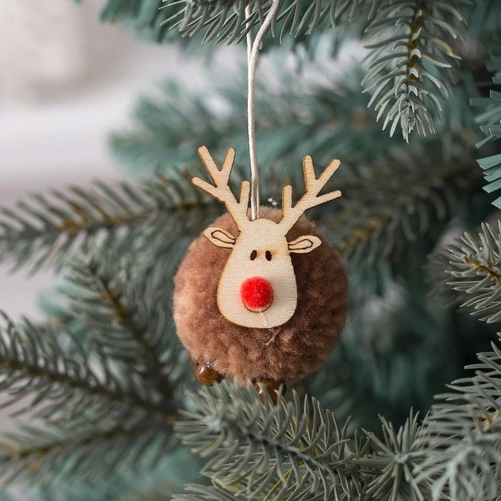 Christmas tree bell pendant, hanging bell decoration, doorbell decoration, Christmas car hanging, wind chime gift