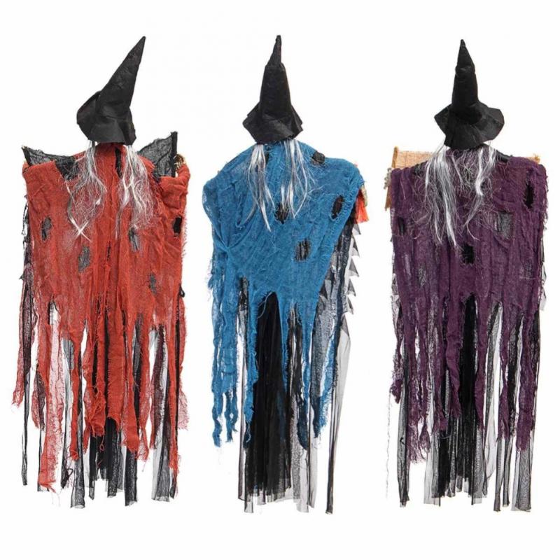 Halloween Hanging Ghost Ghost Festival Horror Electric Skull Haunted House Layout Light Decorations Halloween Decoration