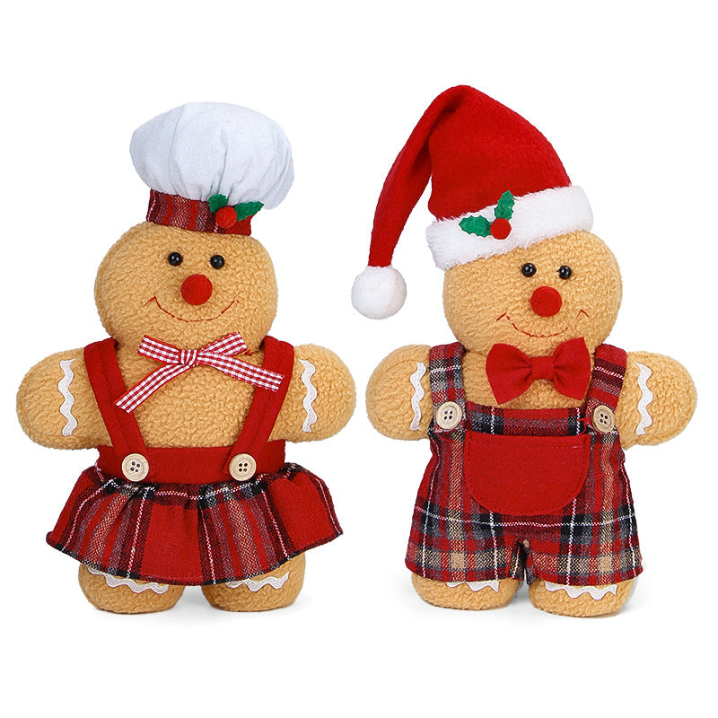 Christmas decoration gingerbread figurine American cartoon Christmas decoration party decoration doll