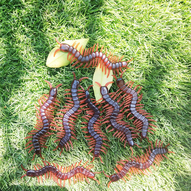 New Exotic Toys Simulation Animal Centipede Tricky Spoof Centipede April Fool's Props Halloween Props