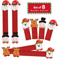 Christmas refrigerator decoration, gloves, microwave protection cover, kitchen decoration supplies, party atmosphere decoration