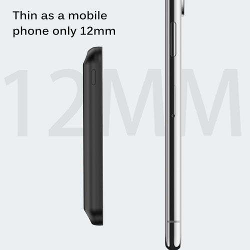 Built-In N52 Magnet Power Bank 5000mAh Portable Charging LED External Battery PowerBank 5000 MAh
