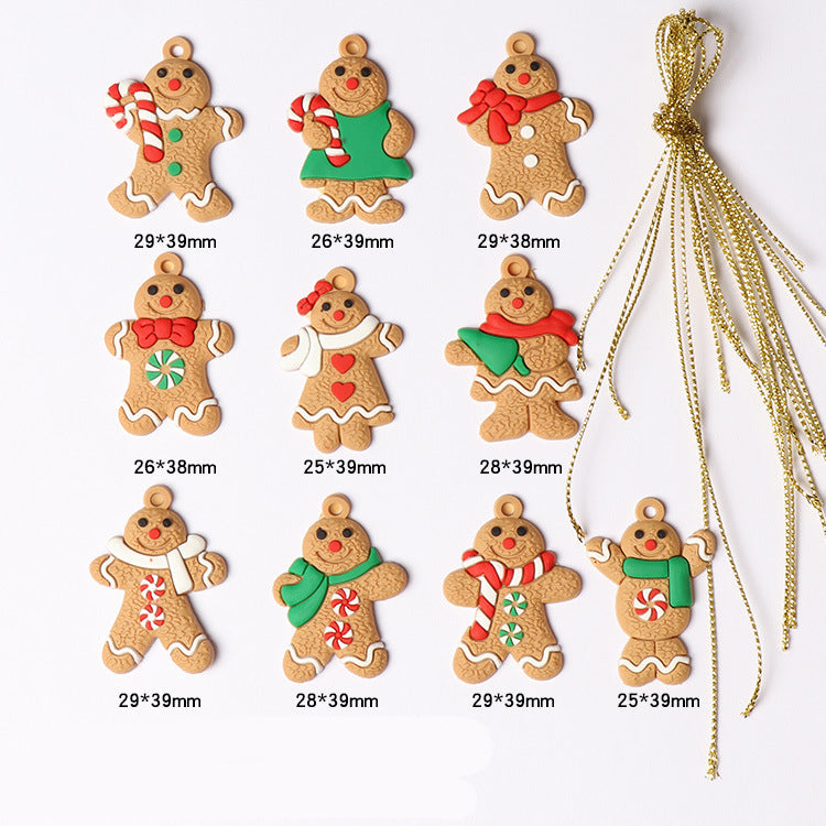 New Gingerbread Man Christmas Tree Decoration Christmas Scene Decoration Pendant