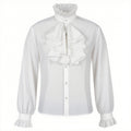 Vampire Renaissance Victorian Steampunk Ruffled Medieval Halloween Costume