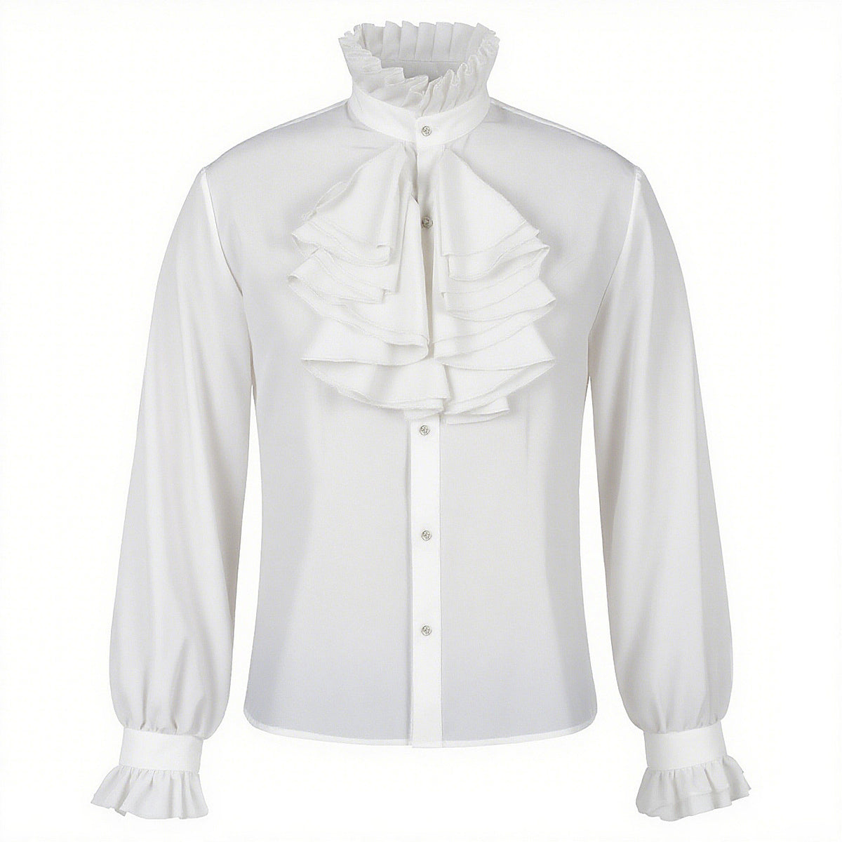 Vampire Renaissance Victorian Steampunk Ruffled Medieval Halloween Costume