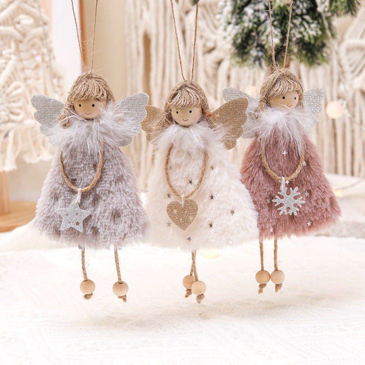 New Stock Creative Handmade Christmas Tree Accessories, Christmas Tree Angel Decoration Ornaments, Hanging Decorations, Christmas Supplies