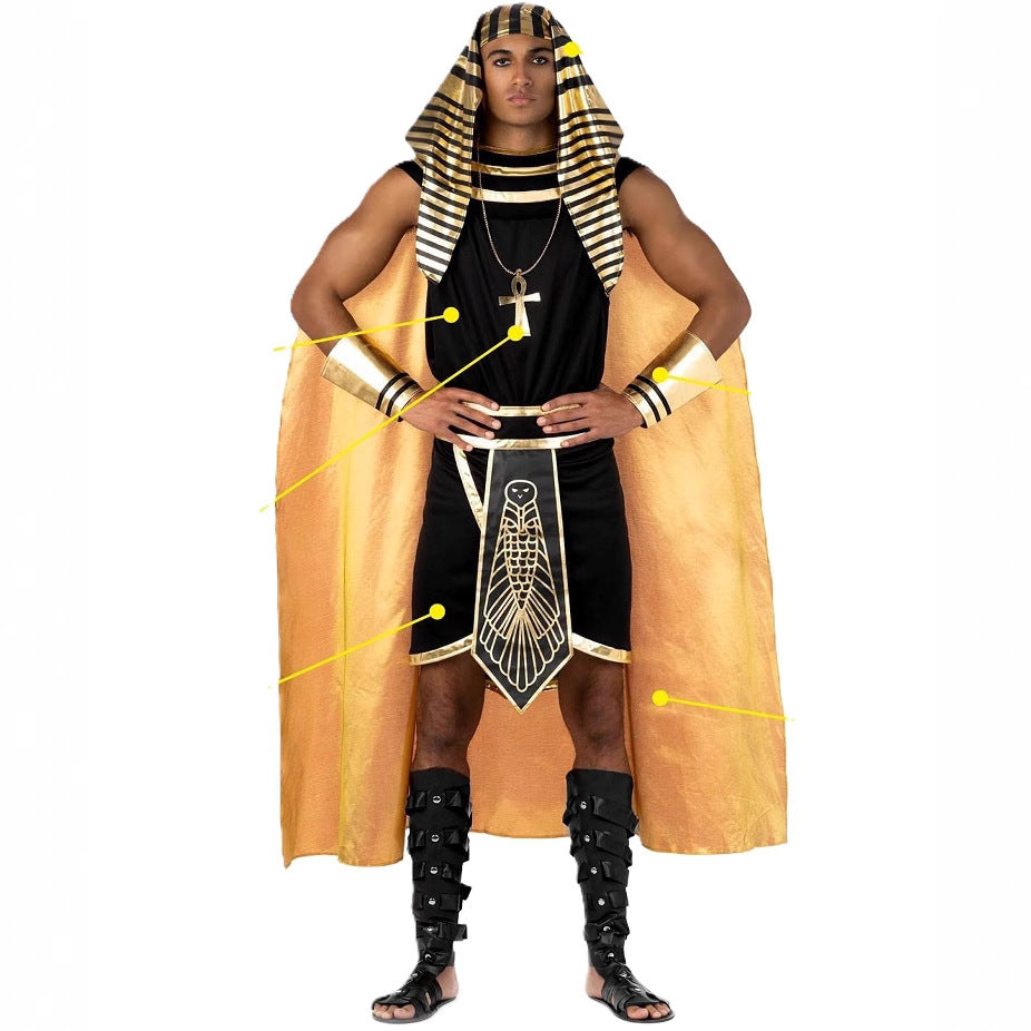 Costume for Halloween Stage Performance Festival Party Ancient Egypt Themed Outfit