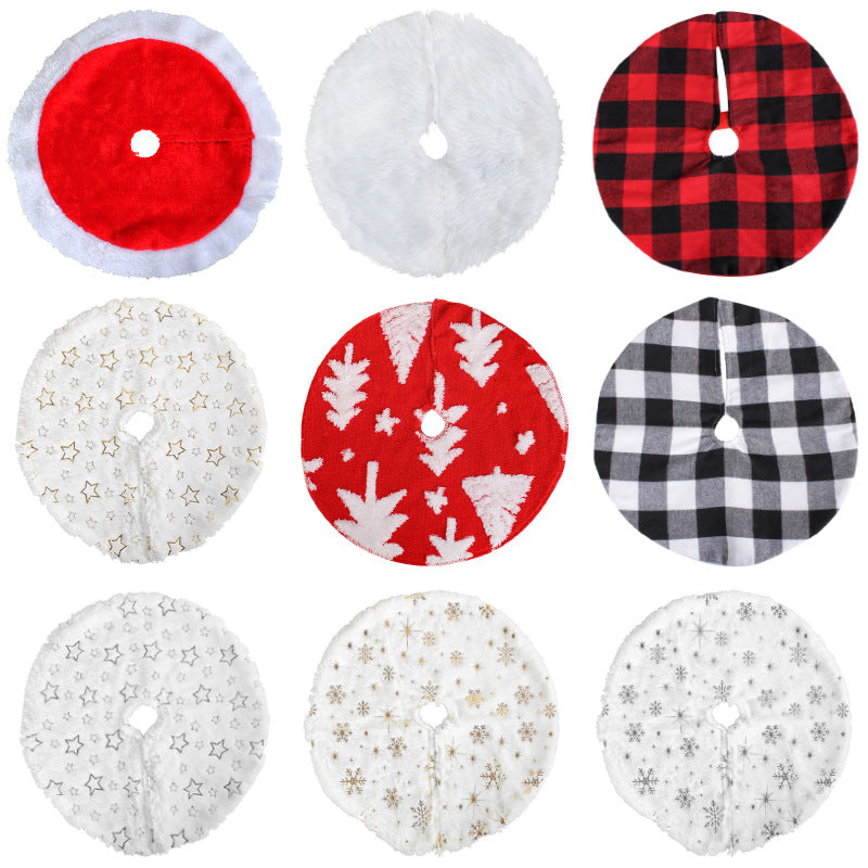 Small mini Christmas tree skirt decoration desktop Christmas tree decoration Christmas supplies
