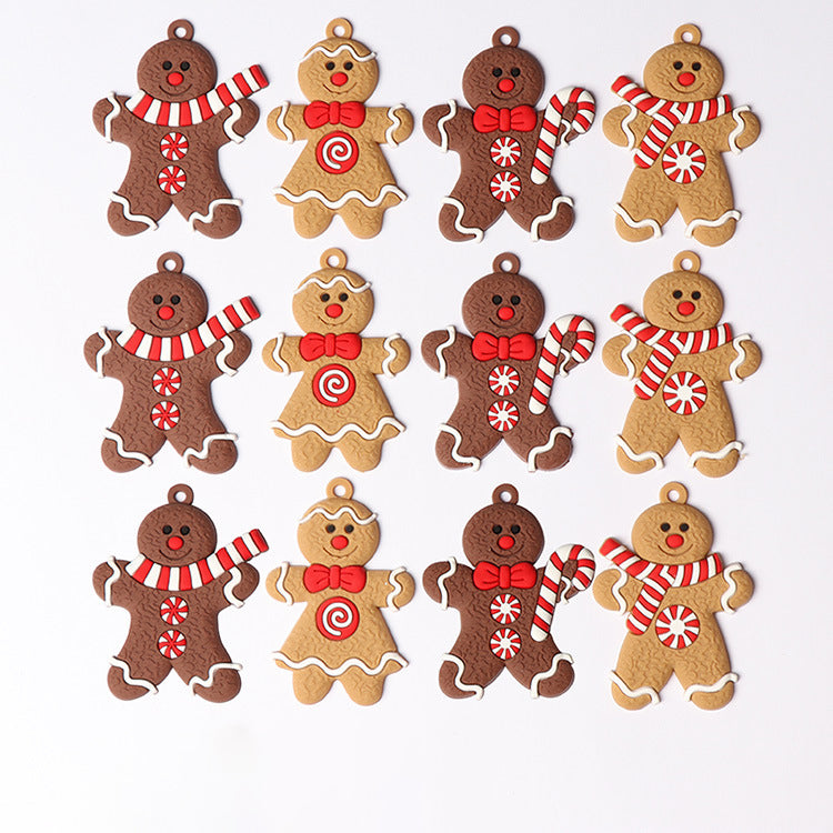New Gingerbread Man Christmas Tree Decoration Christmas Scene Decoration Pendant