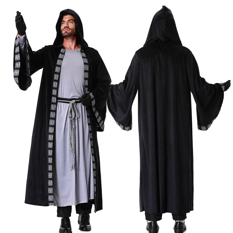 Halloween Middle East Arab Egyptian Priest Male Witch Vampire Male Adult Vampire COS Pirate Cosplay