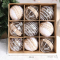 Christmas Tree Decorative Transparent Ball Ornament Hanging Decoration with Pendant Accessory