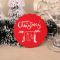 Christmas Wine Cup Mat Tea Cup Mat Christmas Hotel Restaurant Home Decoration Supplies
