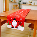 Christmas Decoration Faceless Elderly Table Flag Snowflake Tablecloth Creative European Christmas Tea Table Decoration Meal Mat