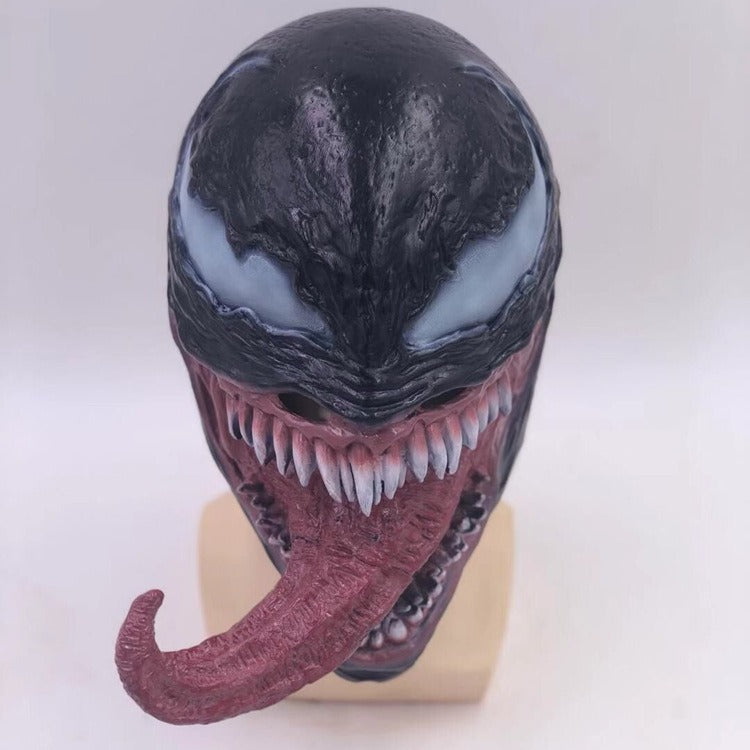 Latex Venom 2 Mask Cosplay Avengers 4 Hero Headset Halloween Horror Hero Villain Venom Headset