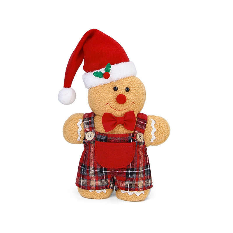 Christmas decoration gingerbread figurine American cartoon Christmas decoration party decoration doll