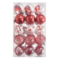 6cm30PCSpet Transparent Christmas Ball Set, Christmas Tree Pendant, Festival Window Decoration Prop